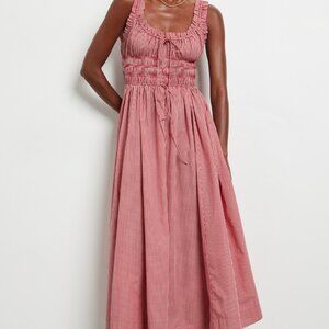 Doen Emmaretta Dress (Cerise Paris Gingham)